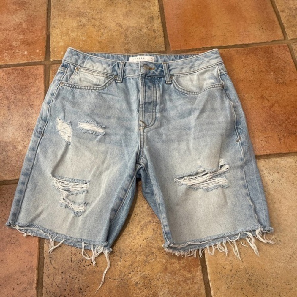TopMan cut off shorts size 30